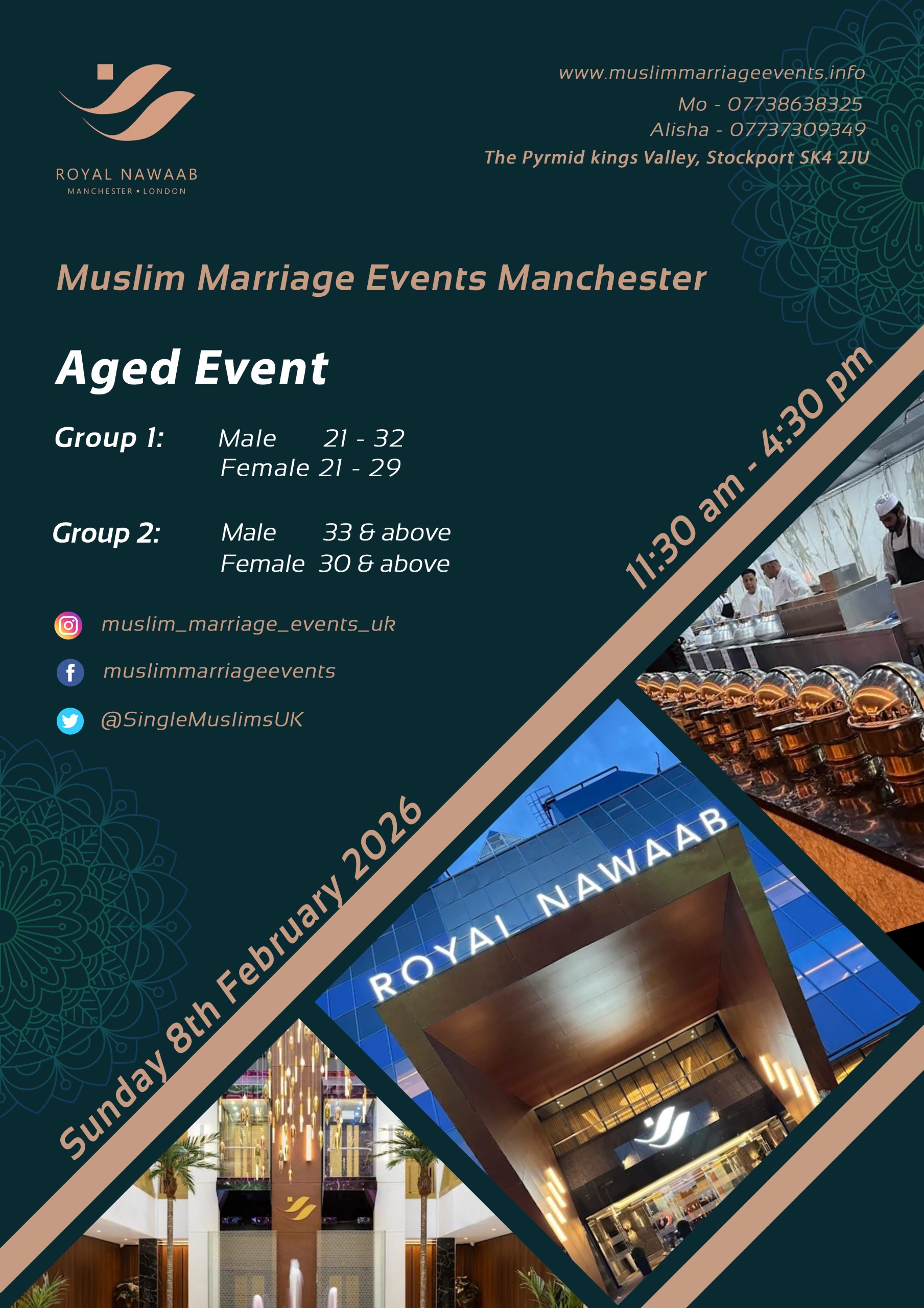 Muslim Marriage Events Manchester - 2 Age Groups